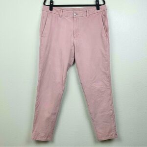 Lululemon Men's 36 Commission Pant Slim 32" Earth Dye Clay Pink Office Career